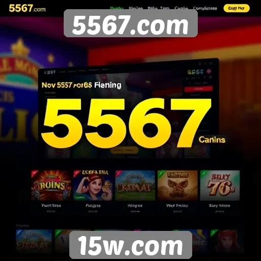 Análise das principais funcionalidades do site 5567.com